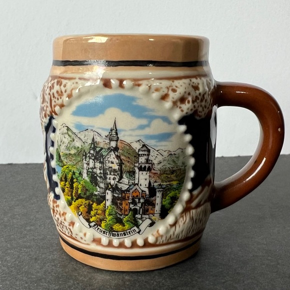 Other - Mini Beer Stein Souvenir from Neuschwanstein Castle Bavaria Germany, Vintage